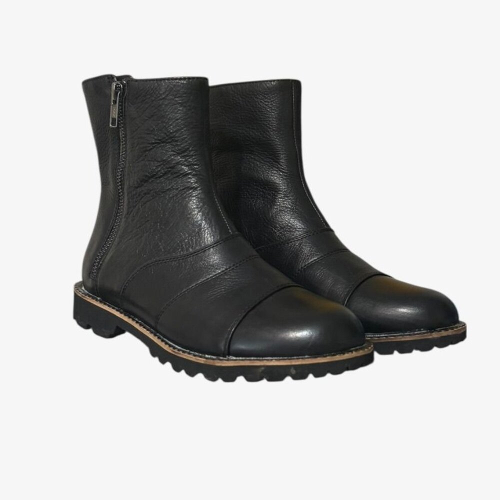L'Amour Des Pieds Chelsea Boots 6.5 Black Leather Joose Ankle EUC Bootie Classic